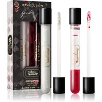 Makeup Revolution X Alice in Wonderland set za ustnice odtenek The Queens Lip Duo 1 kos