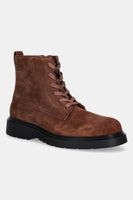 Calvin Klein Semišové topánky Calvin Klein COMBAT ESS LACE UP ZIP BOOT SU