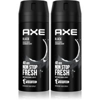 Axe Black Frozen Pear & Cedarwood spray şi deodorant pentru corp ambalaj economic 2 x 150 ml