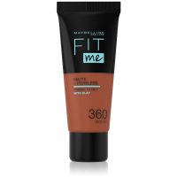 Maybelline Fit Me! Matte+Poreless zmatňujúci make-up pre normálnu až mastnú pleť odtieň 360 Mocha 30 ml