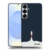 Silikónový čierny obal pre Samsung Galaxy S25+ 5G - Astronaut 2