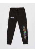 LC Waikiki Elastic Waist Marvel Printed Boy's Jogger Sweatpants