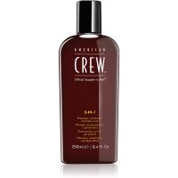 American Crew Hair & Body 3-IN-1 Shampoo, Conditioner und Duschgel 3in1 für Herren 250 ml