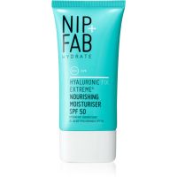 NIP+FAB Hyaluronic Fix Extreme4 feuchtigkeitsspendende Gesichtscreme SPF 50 50 ml