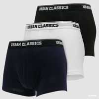 Urban Classics Organic Boxer Shorts 3-Pack White/ Black/ Navy XL