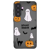 Silikónový čierny obal pre Samsung Galaxy A36 5G - Spooky season 2