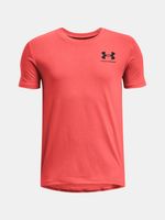 Under Armour UA B Sportstyle Left Chest SS Majica dječja crvena