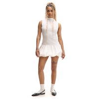 Cropp - Obleka s stoječim ovratnikom - bela