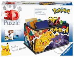 3D - Úložná krabice Pokémon - puzzle z kategorie 3D puzzle