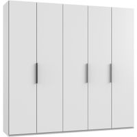 MID.YOU ŠATNÍ SKŘÍŇ S OTOČNÝMI DVEŘMI, bílá, 250/236/58 cm