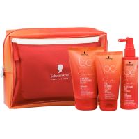 Schwarzkopf Professional BC Bonacure Sun Protect Sun Bag cestovná sada pre vlasy namáhané slnkom 1 ks