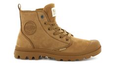 Palladium Boots Pampa HI Zip Nubuck Amber Gold Ženy - Obuv Palladium - Hnědá - 96440-717-M-4.5 - Size: 4.5