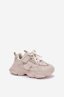 Boto Gyermek Sneakers Platformon Bézs Hanomess