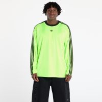 Τζέρσεϊ adidas Jacquard Jersey Long Sleeve Tee Neon Green/ Black M