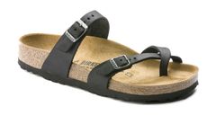 Birkenstock Mayari Oiled Leather Regular Fit Ženy - Sandály Birkenstock - Černá - 171481-2.5 - Size: 2.5