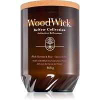 Woodwick Black Currant & Rose ароматна свещ 368 гр.