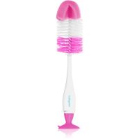 BabyOno Take Care Brush for Bottles and Teats щітка для чищення 2 в 1 Pink 1 кс