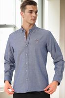 G674 DEWBERRY MEN'S SHIRT-DENIM BLUE-4