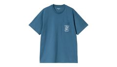 Carhartt WIP S/S Fragments Pocket T-Shirt Sodalite Muškarci - Majice Carhartt WIP - Tirkiz - I034407_2PL_XX-L - Size: L
