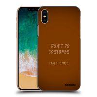 ULTIMATE CASE pro Apple iPhone X/XS - I don´t do costumes