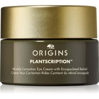 Origins Plantscription™ Wrinkle Correction Eye Cream With Encapsulated Retinol хидратиращ и изглаждащ очен крем с ретинол 15 мл.