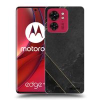 Silikónový prehľadný obal pre Motorola Edge 40 - Black tile