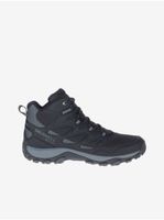 Čierne pánske outdoorové členkové tenisky MERRELL West Rim Sport Mid GTX