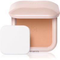 KIKO Milano Skin Lover Refining Face Powder Foundation kompaktowy podkład pudrowy z matowym wykończeniem odcień 08 Golden Toffee 10 g