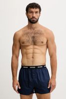 HUGO voľné boxerky pánske bavlnené WOVEN BOXER TRIPLET 3-pak