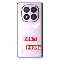 Silikónový prehľadný obal pre Xiaomi Redmi Note 14 Pro 4G - Angry Eyes - Transparent