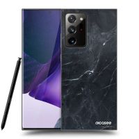 Silikónový čierny obal pre Samsung Galaxy Note 20 Ultra - Black marble