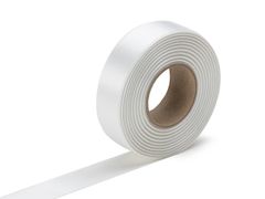 Stuha atlasová biela, šírka 24 mm