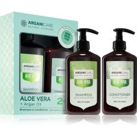 Arganicare Aloe vera Duo Box Geschenkset (mit feuchtigkeitsspendender Wirkung)