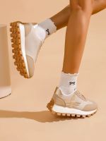 Resti Sportowe sneakersy damskie na grubszej podeszwie Aloqa