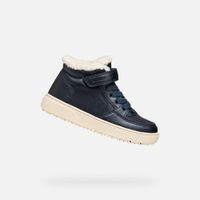 Dark Blue Girls' Geox Theleven B AB Sneakers - Girls
