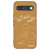 Silikónový čierny obal pre Google Pixel 8 - Wine not