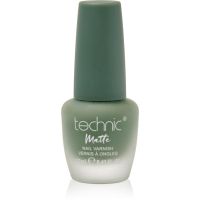 Technic Cosmetics Matte Nail Varnish langanhaltender Nagellack mit Matt-Effekt Farbton Green Whit Envy 12 ml
