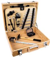 Kufr na nářadí Brüder Mannesmann Eco-Line M29002 / 108 ks / 33 x 44,5 x 13 cm / dřevo