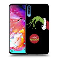 Silikónový čierny obal pre Samsung Galaxy A70 A705F - Grinch