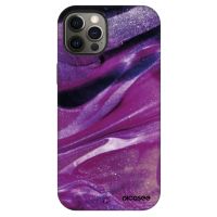 Fashion Case MagSafe pre Apple iPhone 12 Pro - Purple glitter