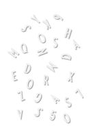 Design Letters Písmená a čísla na tabuľu Design Letters