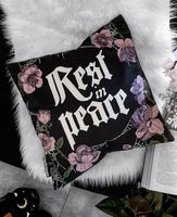 Poszewka na poduszkę KILLSTAR - Grave Bloom - Black