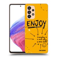 Silikónový prehľadný obal pre Samsung Galaxy A53 5G A536 - Enjoy