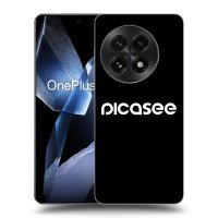 Silikónový čierny obal pre OnePlus 13 5G - Picasee - new logo - white