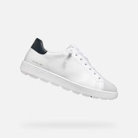 White men's sneakers Geox Spherica ECUB-1 - Men