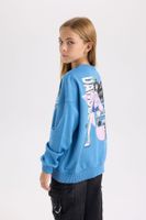 DEFACTO Girl Relax Fit Crew Neck Sweatshirt