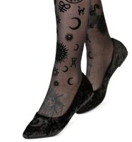 baleriny damskie - Lunanite Velvet - KILLSTAR - KSRA010159 36