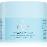 MIYA Cosmetics myWATERmask intenzívna hydratačná maska na tvár a očné okolie 50 ml