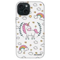 Fashion Case MagSafe pre Apple iPhone 15 - Unicorn hviezdne nebo