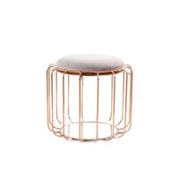 Kayoom PRÍRUČNÝ STOLÍK, sivá, medená